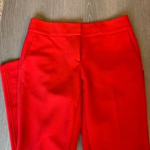 Loft red Marisa dress pants size 0